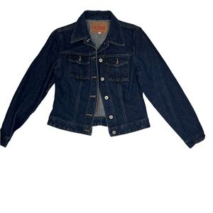 Guess Dark Wash Denim Jean Jacket Size large
